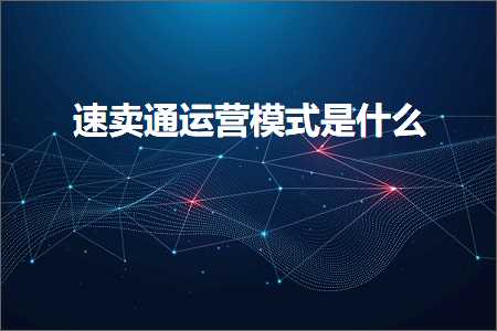 跨境电商知识:速卖通运营模式是什么